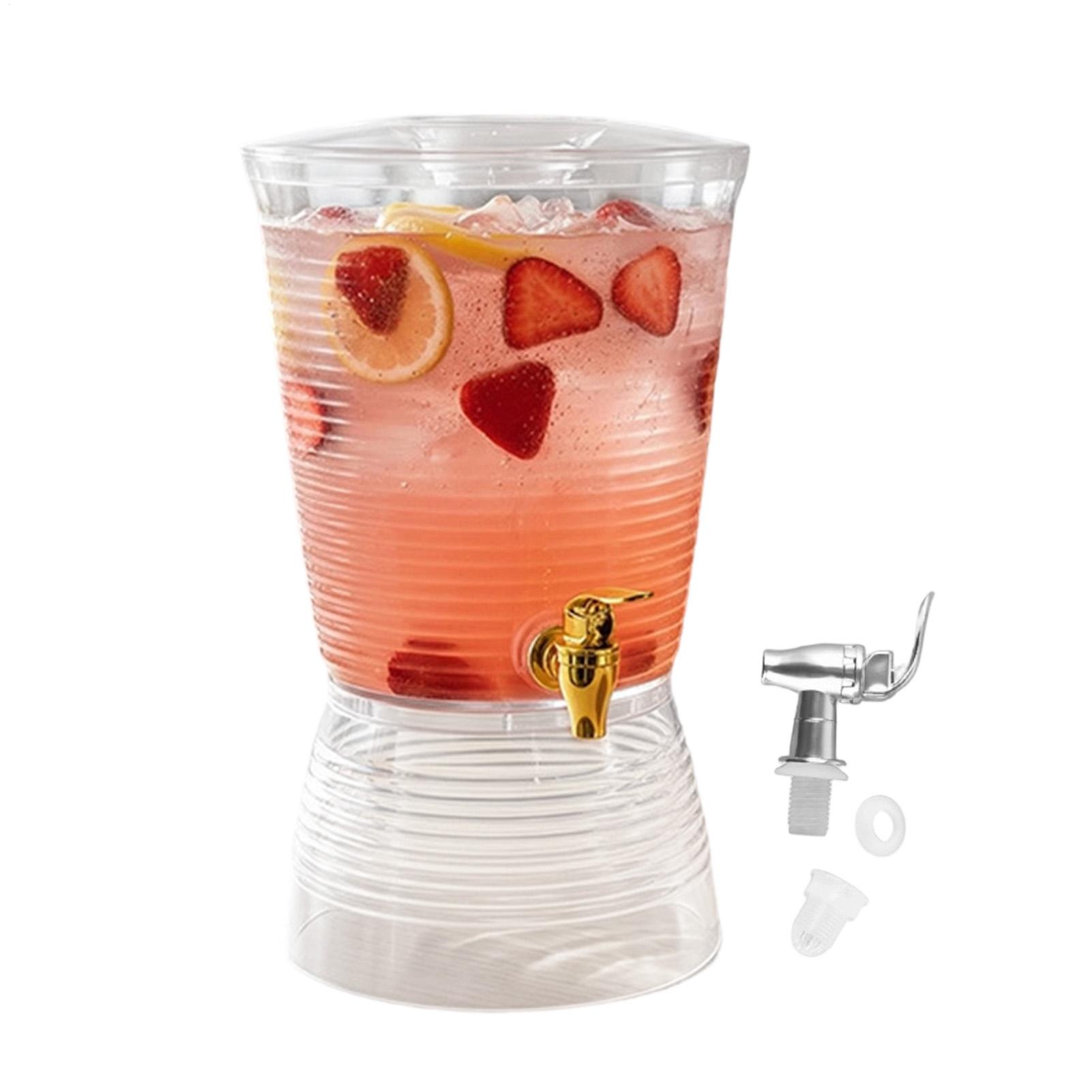 Cold Drink Dispenser - Lemonade Dispenser 6L Beverage Container Cocktail