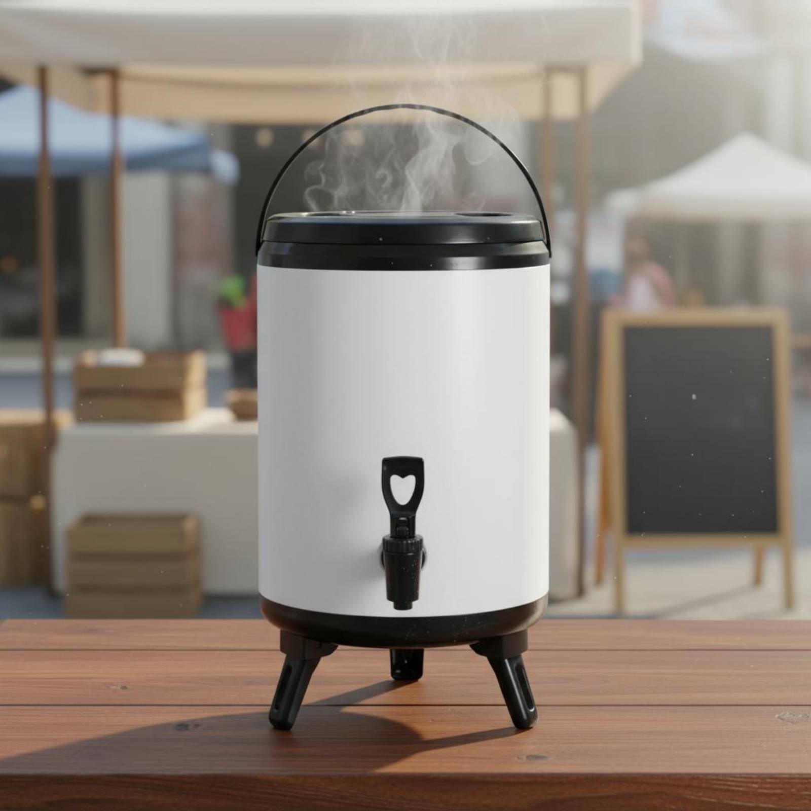 Cold Drink Dispenser - Professional Milk Tea Barrel Leak-Resistant Lid