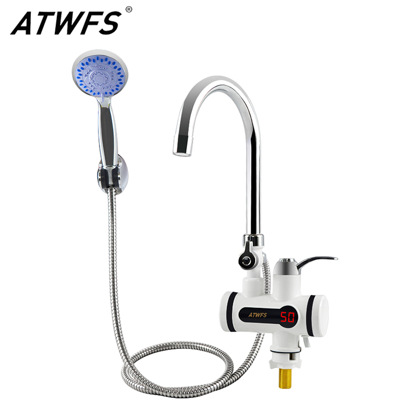 Commercial Kitchen Tap - ATWFS 3000W Tankless Water Heater Faucet