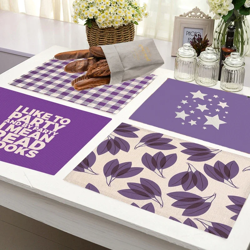 Purple Geometric Pattern Kitch - Commercial Kitchen Table 评论和价格