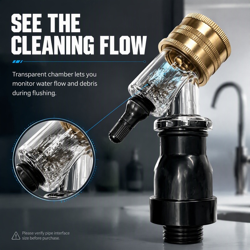 Transparent Visual Water Filte - Commercial Kitchen Tap 评论和价格