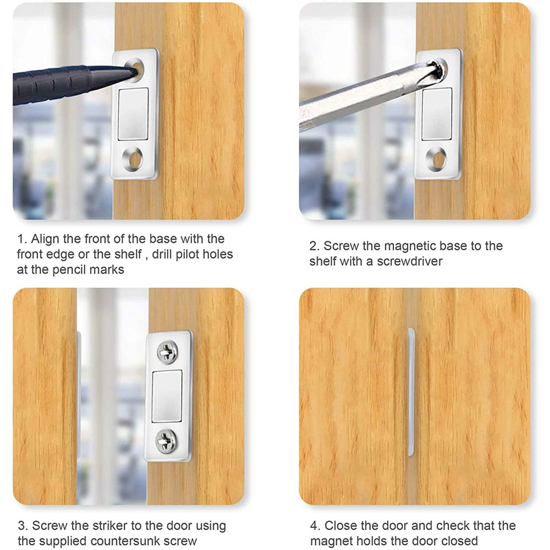 Ultra Thin Cabinet Door Magnet - Commercial Kitchen Swing Door 评论和价格