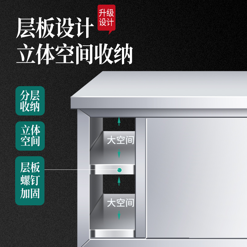 Kitchen Console Stainless Stee - Commercial Kitchen Worktops 评论和价格