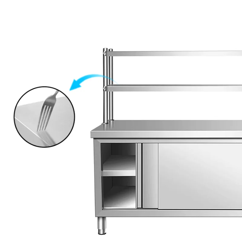 custom.-standing Stainless Ste - Commercial Kitchen Worktops 评论和价格