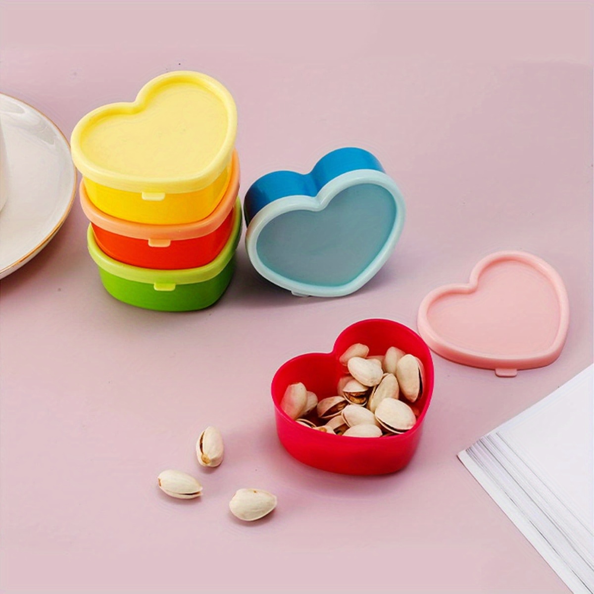 5PCS Mini Lunch Box Condiment  - Commercial Kitchen Utensil Organizer 评论和价格