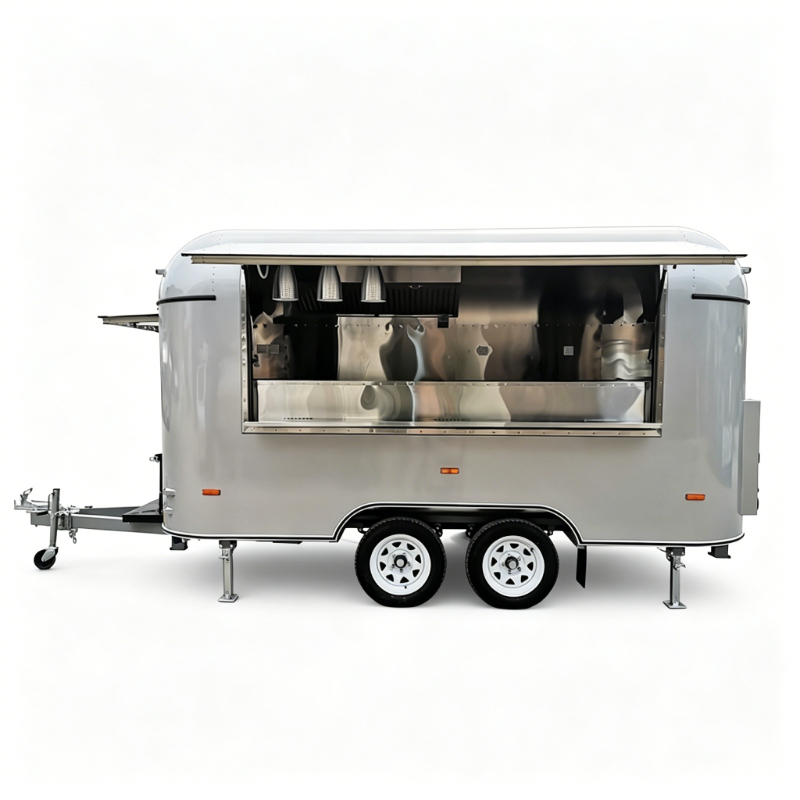 Stainless Steel Food Trailer M - Commercial Kitchen Layout Design 评论和价格