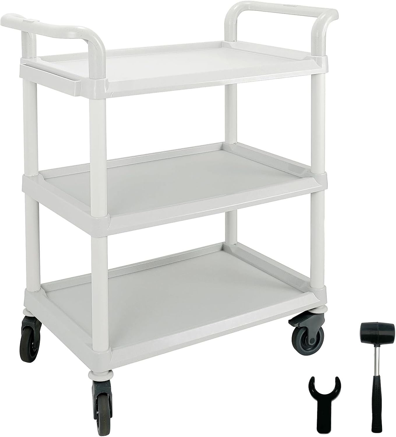 Gray Large 3-Tier Plastic Heav - Commercial Kitchen Warehouse 评论和价格