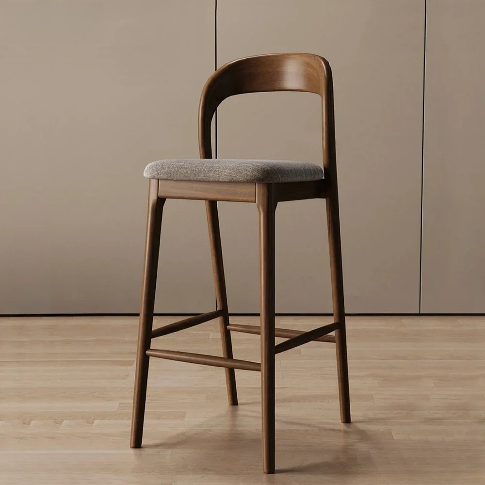 Kitchen Solid Wood Bar Chairs  - Commercial Kitchen Lighting Design 评论和价格