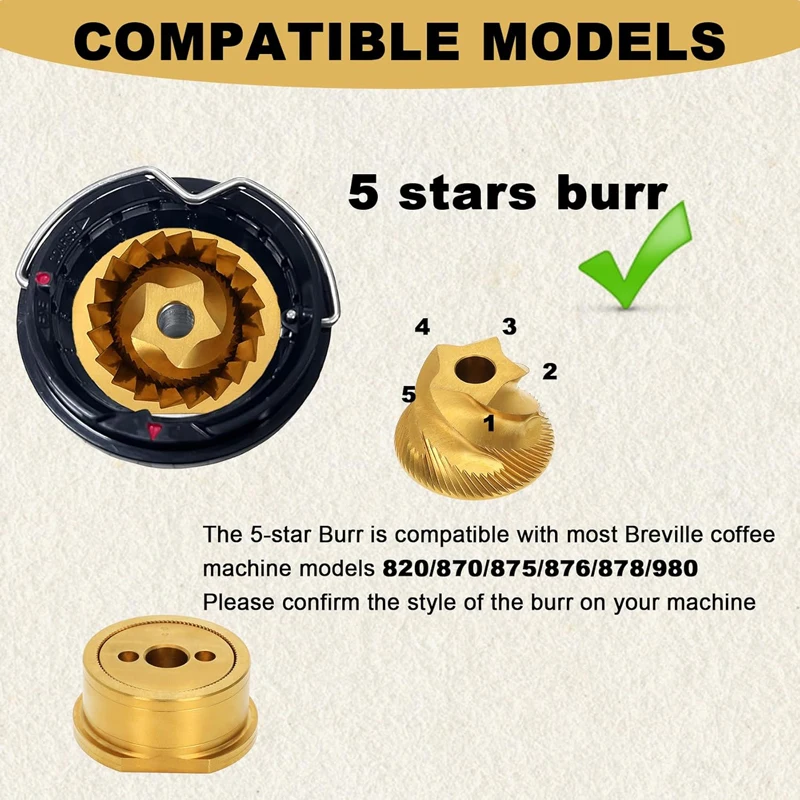 Conical Grinder Burr Replaceme - Breville Espresso Bes870 评论和价格