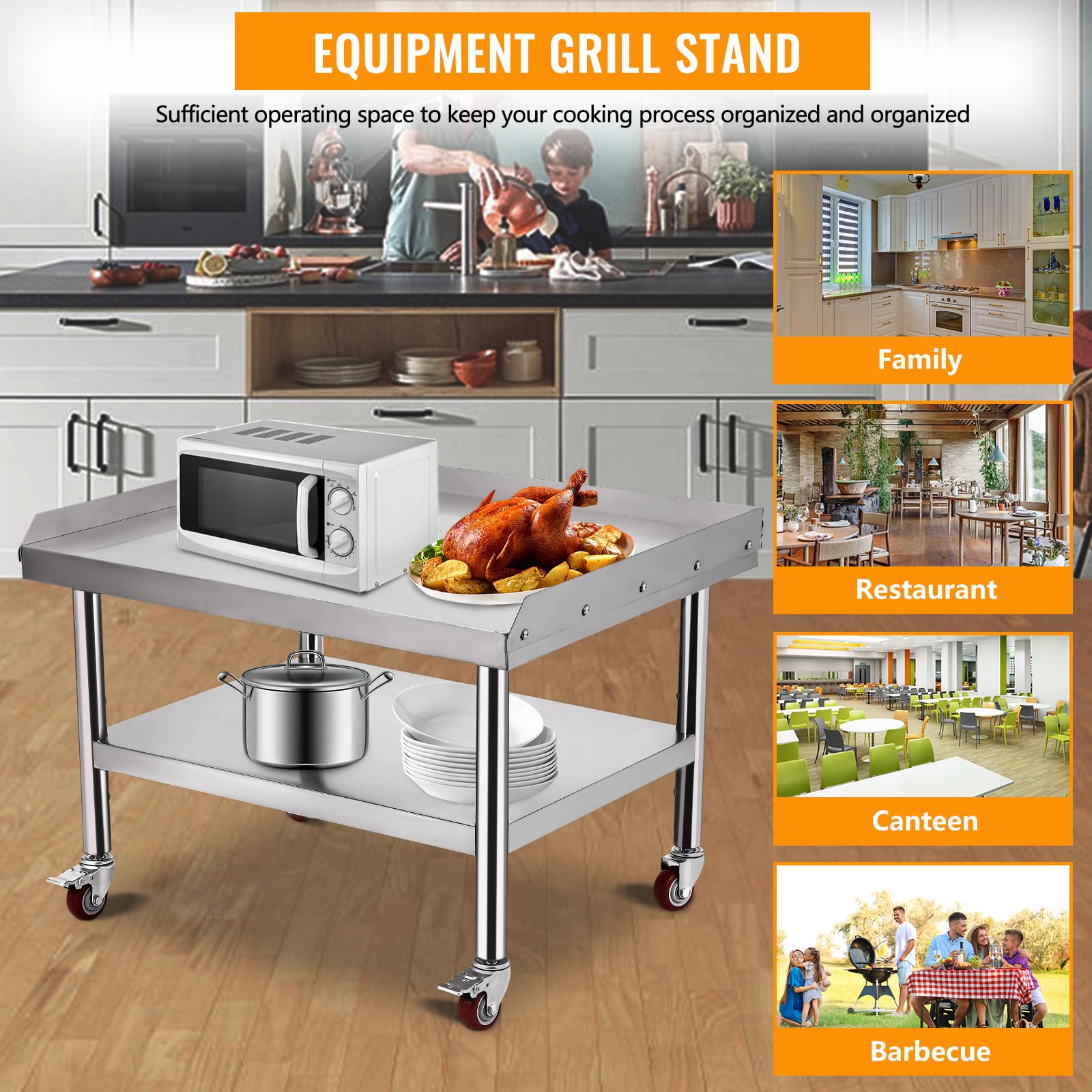 Stainless Steel Equipment Gril - Commercial Kitchen Worktops 评论和价格