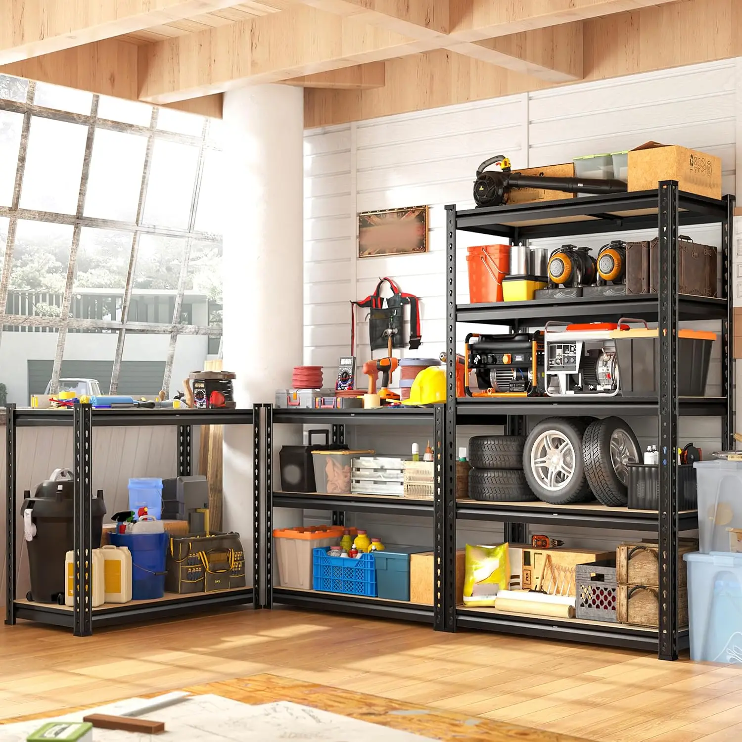 2PCS Storage Shelves,5 Tier Ga - Commercial Kitchen Warehouse 评论和价格