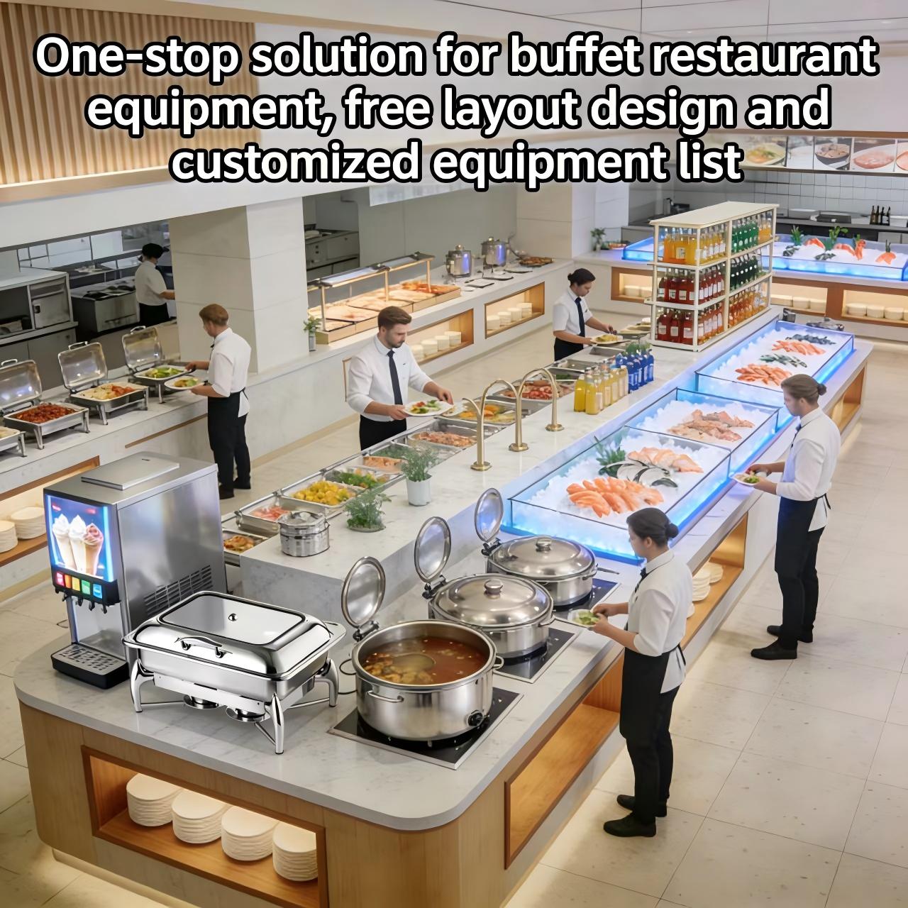 KFC Commercial Fast Food Equip - Commercial Kitchen Layout Design 评论和价格