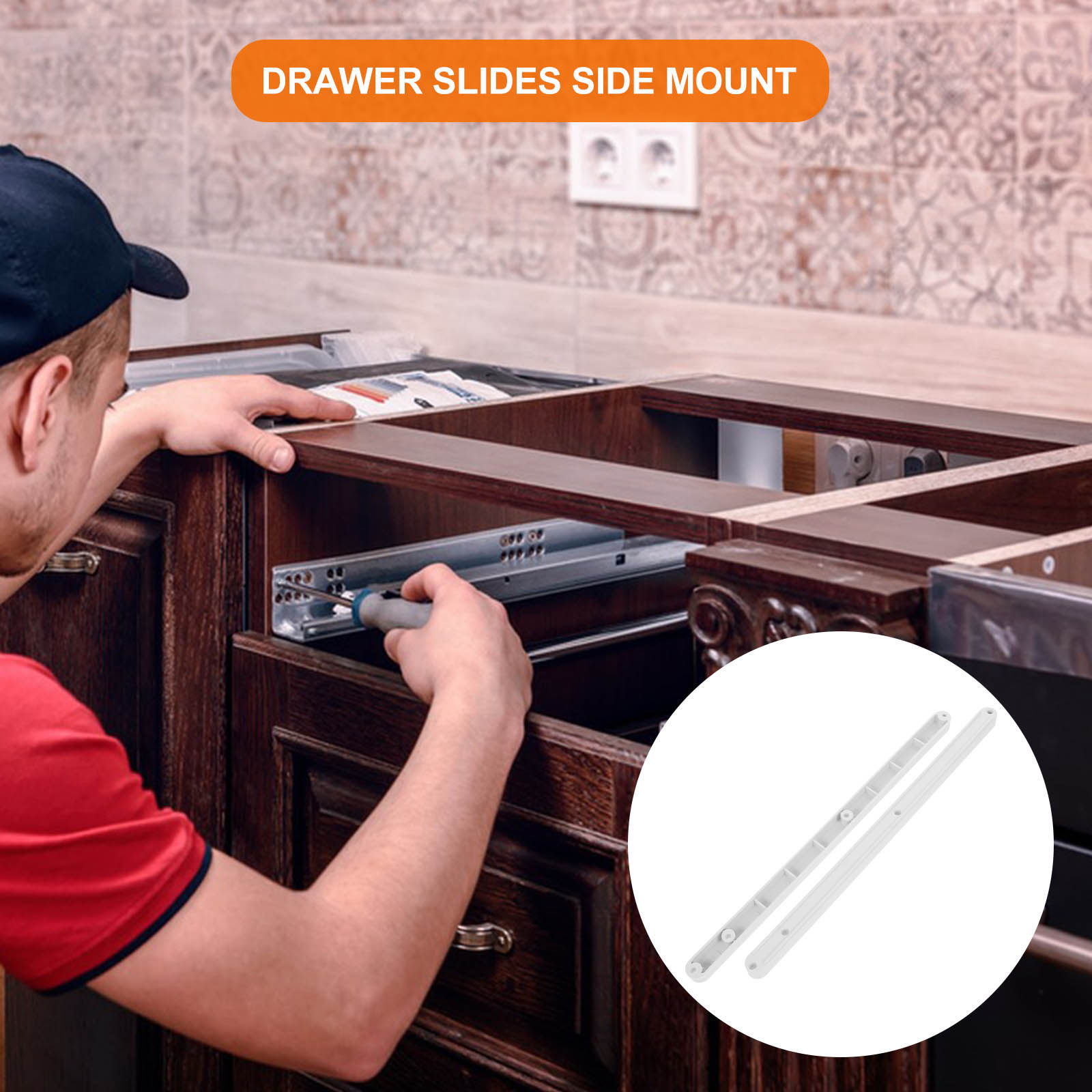2Pcs Plastic Drawer Slides Smo - Commercial Kitchen Swing Door 评论和价格