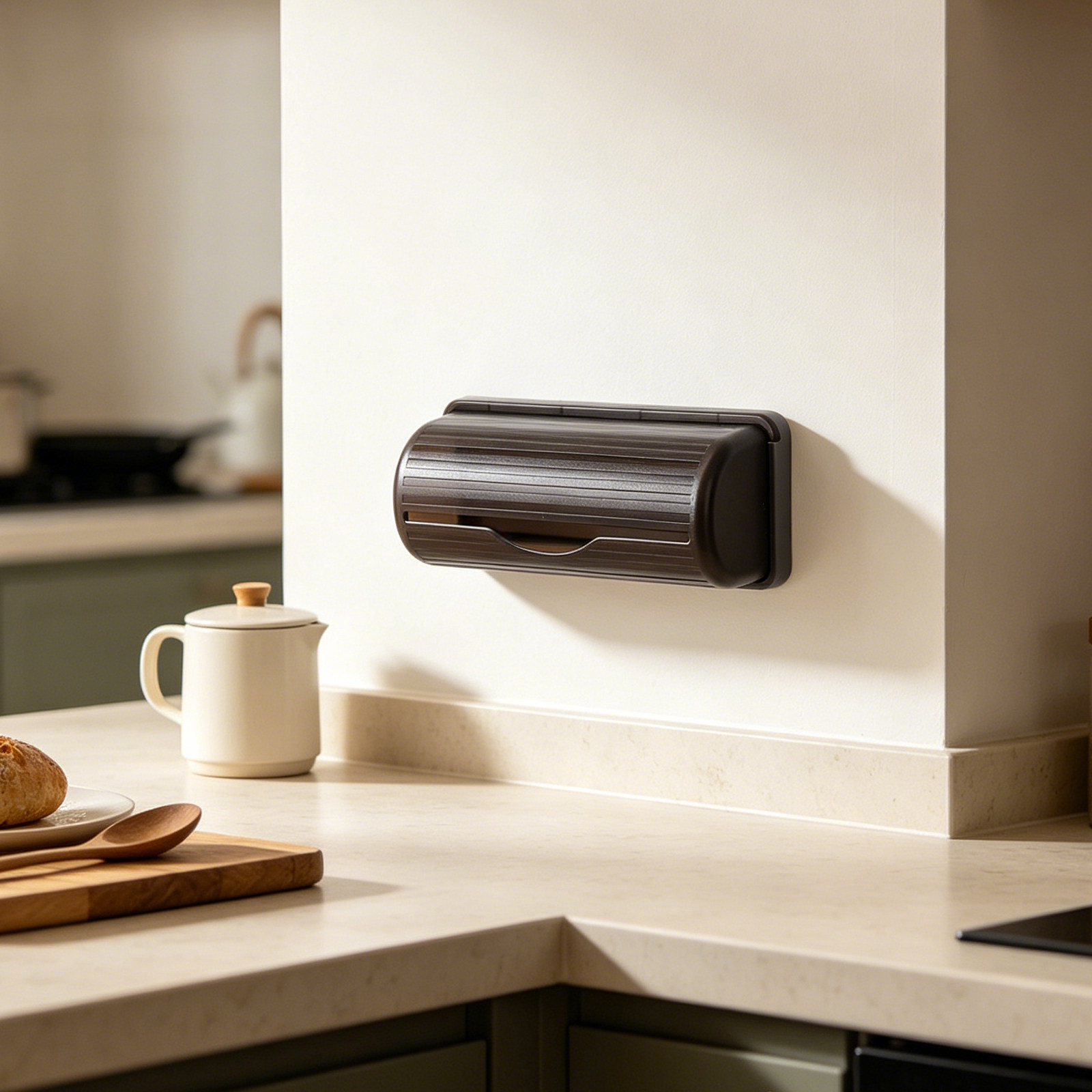 Wall Mounted Trash Bag Holder  - Commercial Kitchen Utensil Organizer 评论和价格