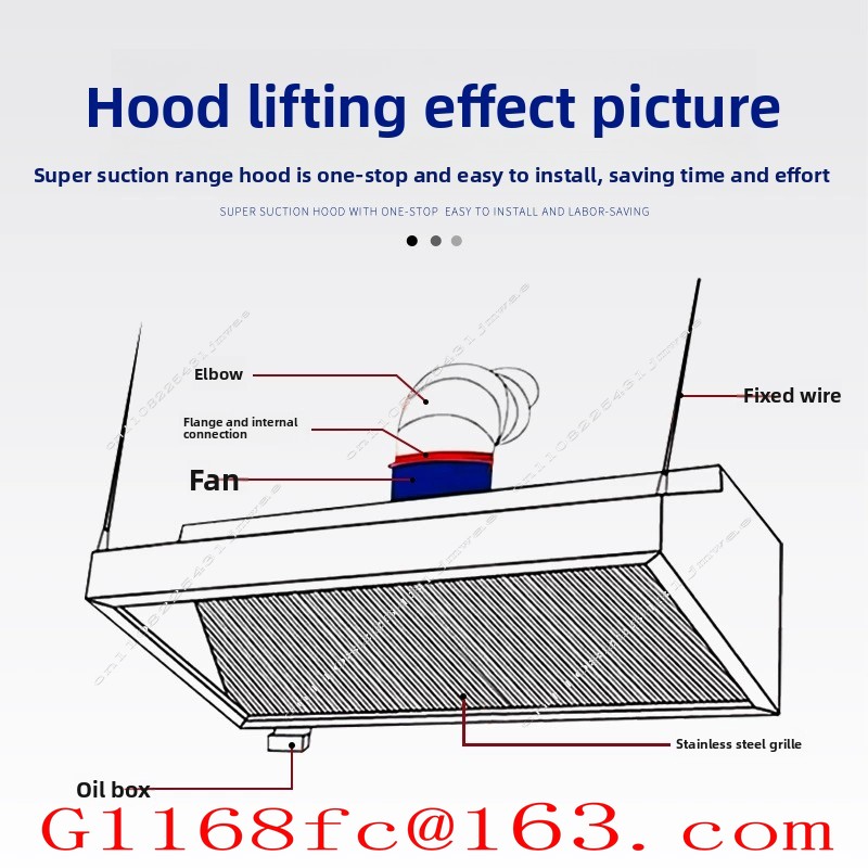 Stainless Steel Exhaust Hood f - Commercial Kitchen Exhaust Hood 评论和价格