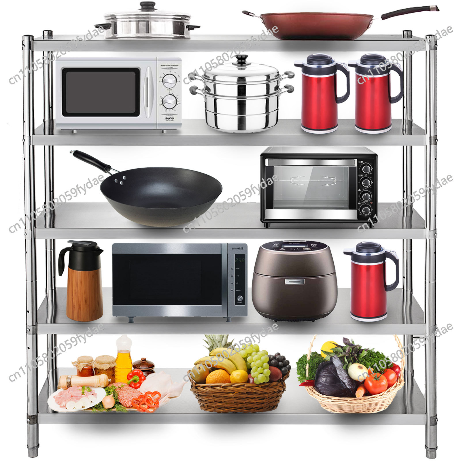 For 4-Tier Stainless Steel Com - Commercial Kitchen Warehouse 评论和价格