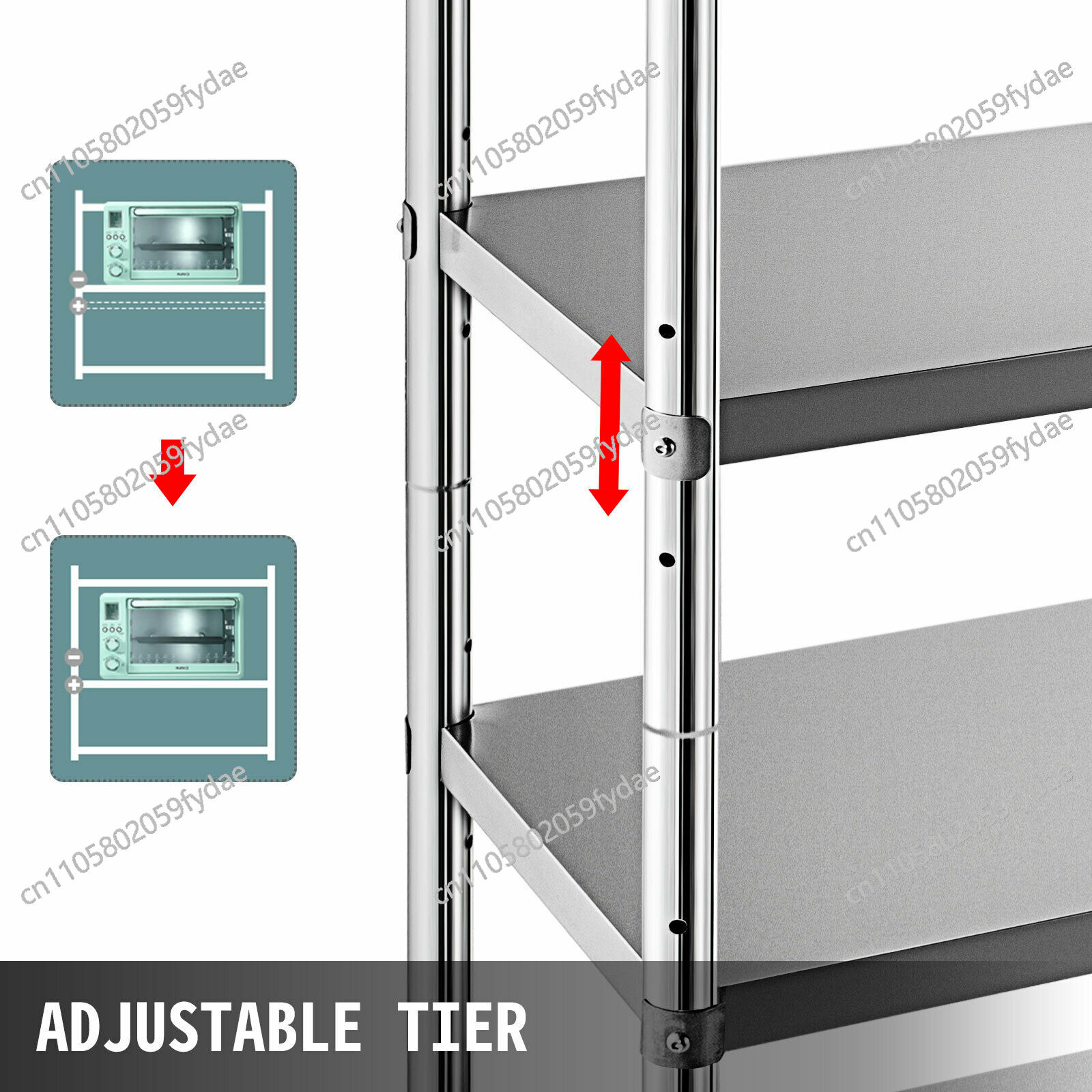 For 4-Tier Stainless Steel Com - Commercial Kitchen Warehouse 评论和价格